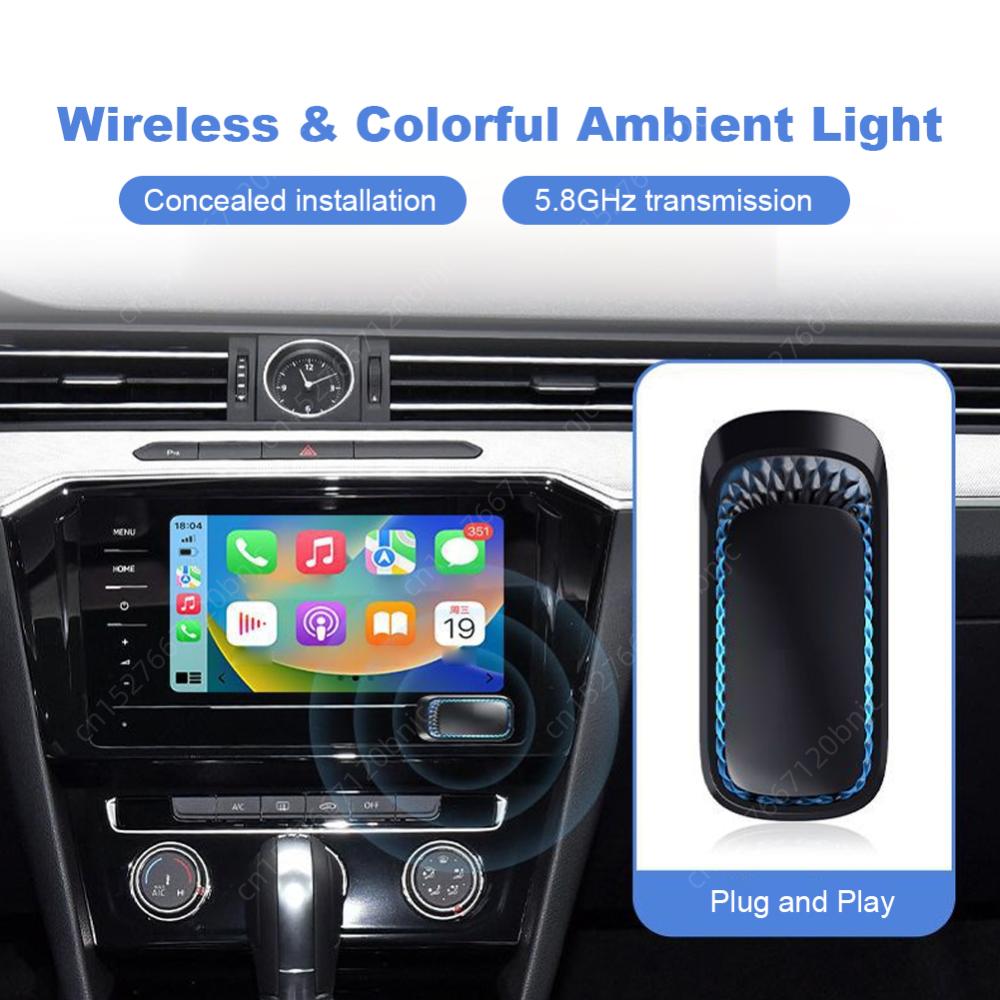 Проводной беспроводной адаптер CarPlay AI BOX для автомобильной стереосистемы OEM с USB-ключом Type C Plug and Play, автоматическое подключение телефона CarPlay