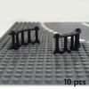 Город Друзей Дом MOC Детали Забор Лестница Лестница Строительные Блоки DIY Дверь Окно Балкон Перила Замок Сад Собрать Кирпичи