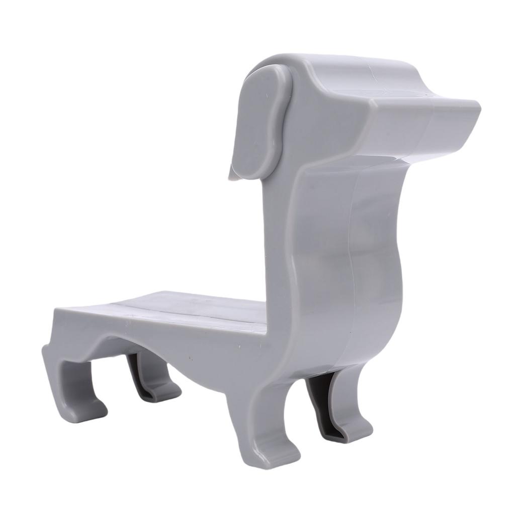 Dachshund Wine Bottle Holder Decor for 375ml 500ml Plastic Tabletop Rack Dog Mom Gift Gray