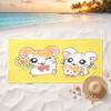 Hamtaro Soft and comfortable beach towel perfect for vacations and poolside use an ideal gift for summer holidays