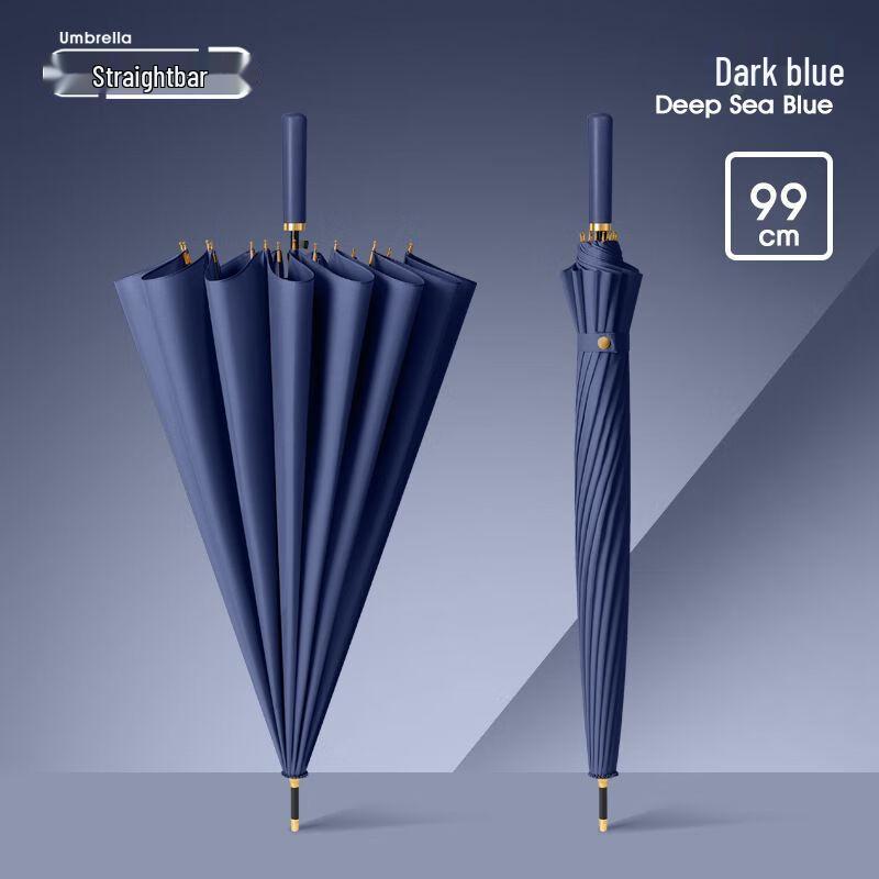 Automatic 24-Rib Long Handle UV Umbrella