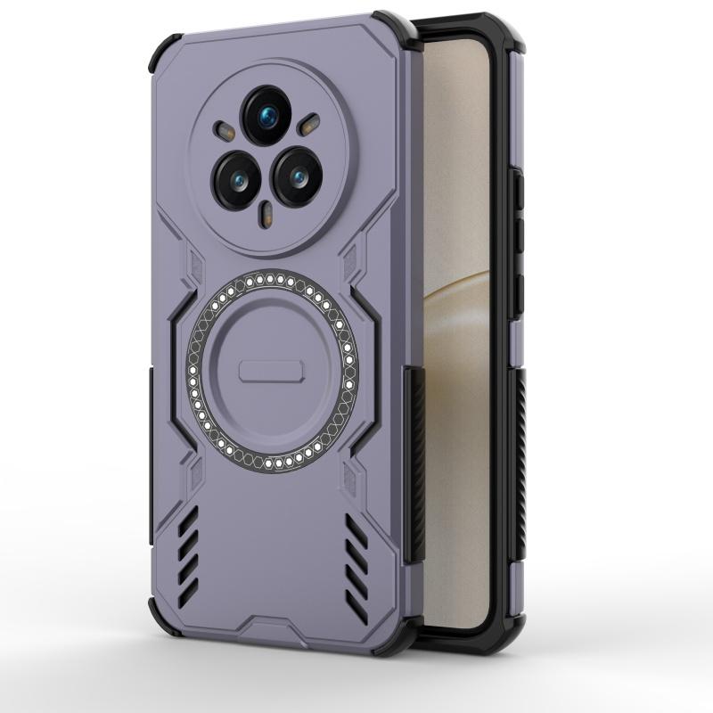 Чехол-накладка для Realme 14 Pro Plus OPPO Realme 14 Pro Plus Capas Кольцевой Магнитный Magsafe Беспроводная Зарядка Чехол Realme 14 Pro Plus