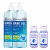 TOAMIT (Toa Sangyo) Hand Gel 500ml (2 Bottles) and Portable Refill Bottle (2 Bottles, 30ml Each)