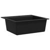 VidaXL Evier de Cuisine en Granit Bac Unique Lavabo Encastré Réversible Maison 142954
