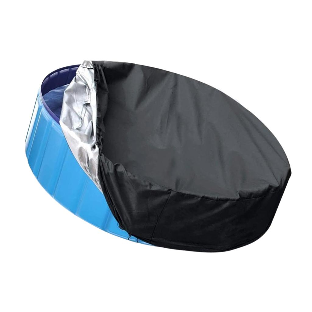 Крышка для круглого спа-бассейна 4 фута, водонепроницаемая, пылезащитная, из ткани Оксфорд, для уличного бассейна, сетка от листьев, аксессуары