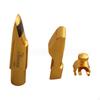 Sax Embouchure Piece Ligature Set Knurled Screw Metal Saxophone Tapered Musical
