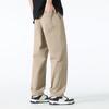 Mark Fairwhale Men's Washed Cotton Straight Leg Casual Pants