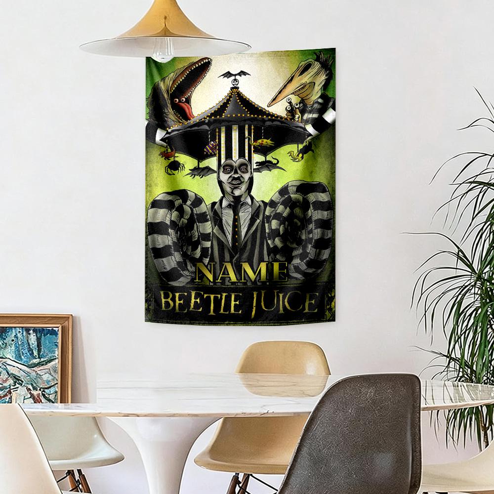 Warnermedia Custom Your Name Wall Decor Tapestry Art For Pet Memorial Birthdaywedding Party Backdrop Family Gift