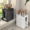 Multifunctional Knife Rack with Drainage Design All In One Knife Storage Rack for Neat & Organized Home Kitchen