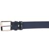 Брючный мужской кожаный ремень GRANDE PELLE Leather Belt 21450 Синий