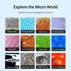 Микроскоп-клипса для мобильного телефона 60X LED для ювелирных изделий, увеличительное стекло с высоким увеличением
