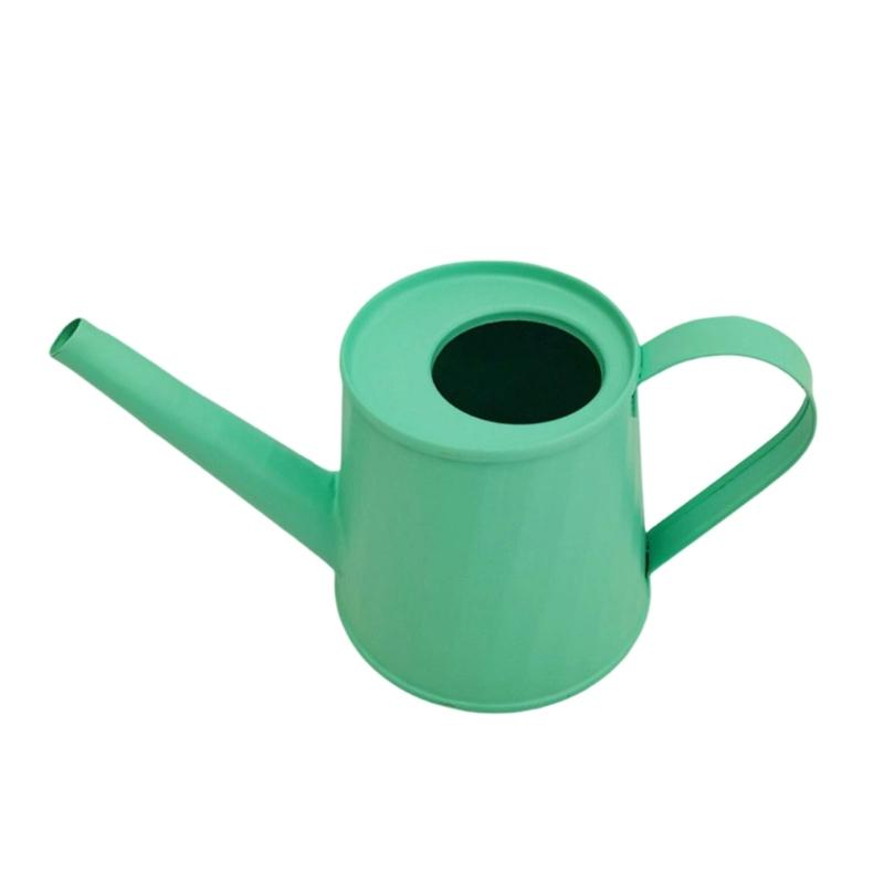 Long Spouts Watering Can Iron Without Splashes Light weight Body Effortlessly Pouring For Potted Plant Gardeners