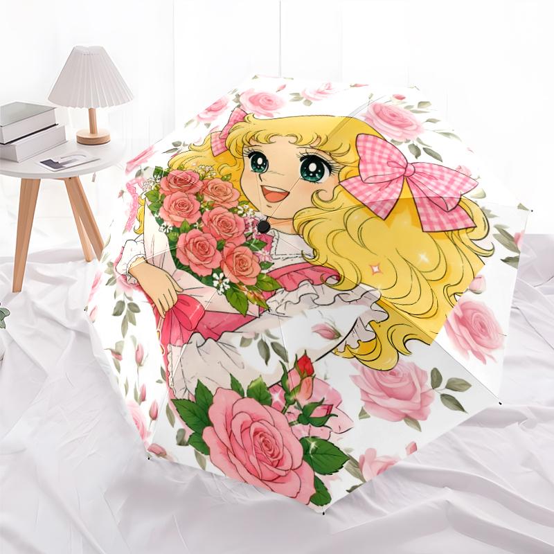 1pc Candy Candy1 Umbrella, Sun Protection, And UV Shielding. It Has Eight Sturdy Ribs for Outdoor Use And Perfect Gift