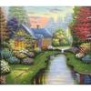 DIY Landscape 5D Diamond Painting Full Round Drill Resin Scenic Diamond Embroidery Cross Stitch Mosaic Resin Wall Art Home Decor
