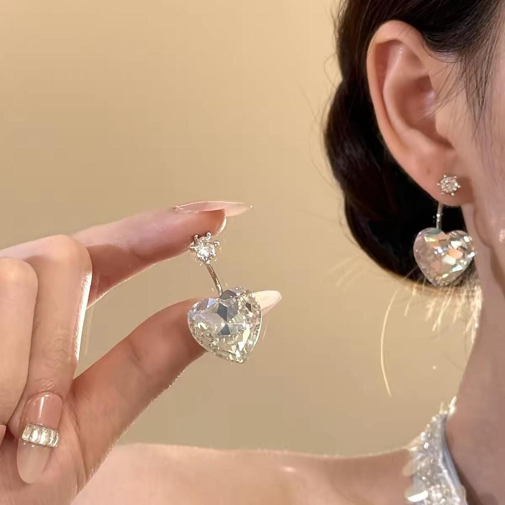 Серьги-кольца большого размера из серебряной иглы S925 - Японский и корейский стиль, Модные и универсальные, Вдохновленные знаменитостями.