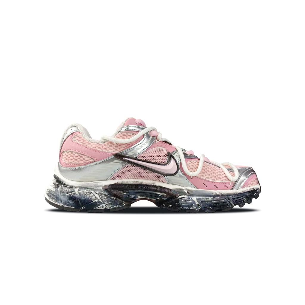 Nike V5 RNR Дышащие Низкие Беговые Кроссовки Женские Розово-Серебристые HQ7901-102(Команда401-)