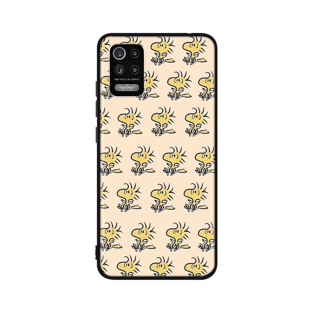 Чехол PT81 Snoopy Woodstock для OPPO Reno 8 6 5 4 Pro Find X3 A17 A31 A38 A40 A53 A54 A55 A74 A76 A78 A77 A80 A94 A95 A96 Lite, черный чехол Sofe