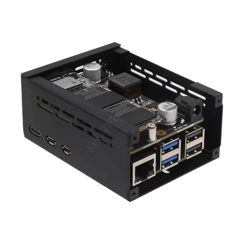 X1012 POE Ethernet блок питания PCIe на M.2 NVMe SSD плата расширения для Raspberry Pi 5