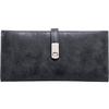 Xiangyin Frosted Women's Long Korean Style Thin Wallet - 2024 New Simple Buckle Bi-fold Design