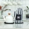 2Pcs Oven Mitts Pot Holders Sets Cute Print Heat Resistant Kitchen Mittens Cooking Gloves For Microwave BBQ Baking Grilling