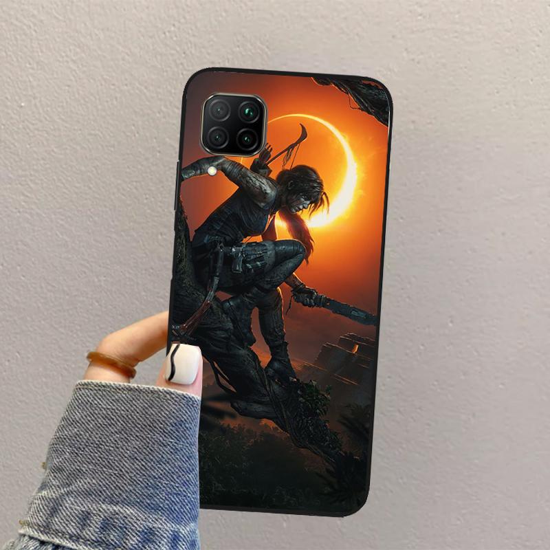 Чехол Tomb Raider для Huawei Nova 12s 12i 11i 8i 7i Y73 Y70 Y90 Y60 Y72 Y61 Y91 9 10 SE P30 Pro P40 Lite