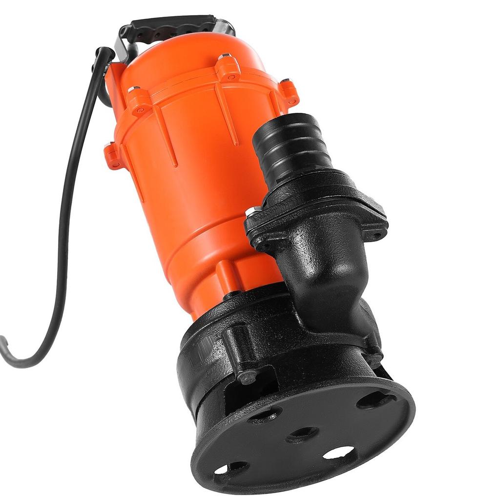 550W Submersible Trash Pump, 18000 L/H, Cast Iron Submersible Sump Sewage Pump with 2 in Discharge, 10M Max Lift, Draining Dirty Clean Water, for