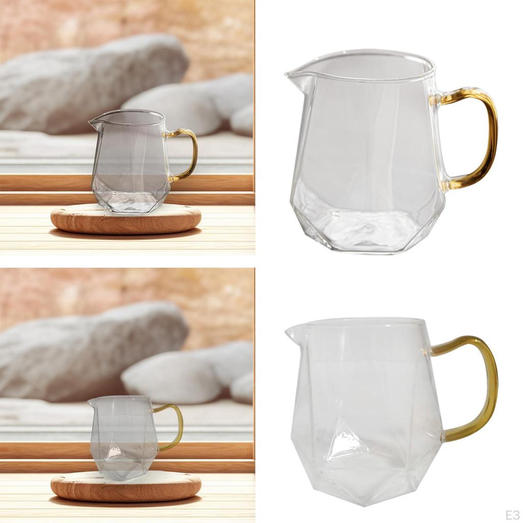 Элегантный стеклянный кувшин для взбитого молока и сливок