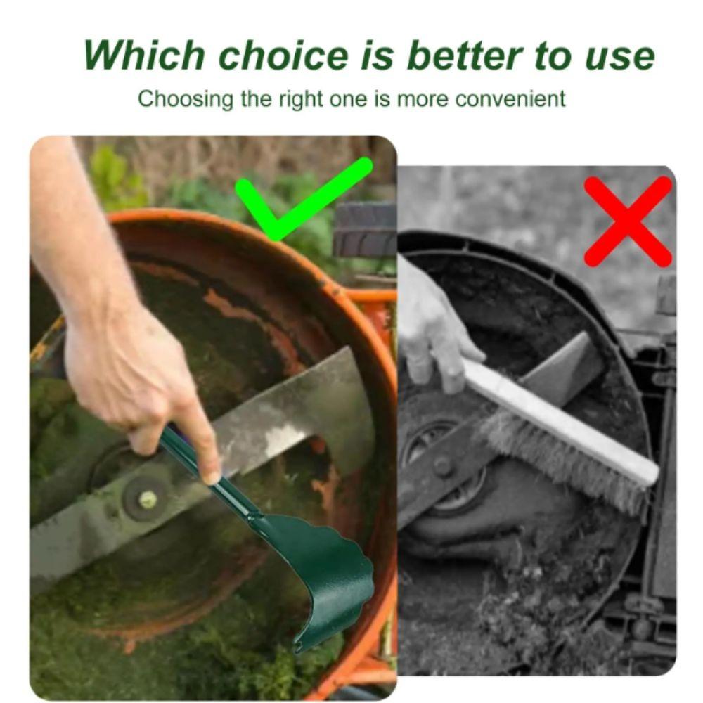 Heavy Duty Lawn Mower Cleaning Tool 1 Piece Iron Construction Trimmer Maintenance Tool Garden Tool Lawn Mower Cleaner