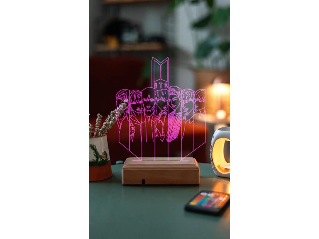 Bts Bangtan Boys Bts Army V2 16 цветов ночник