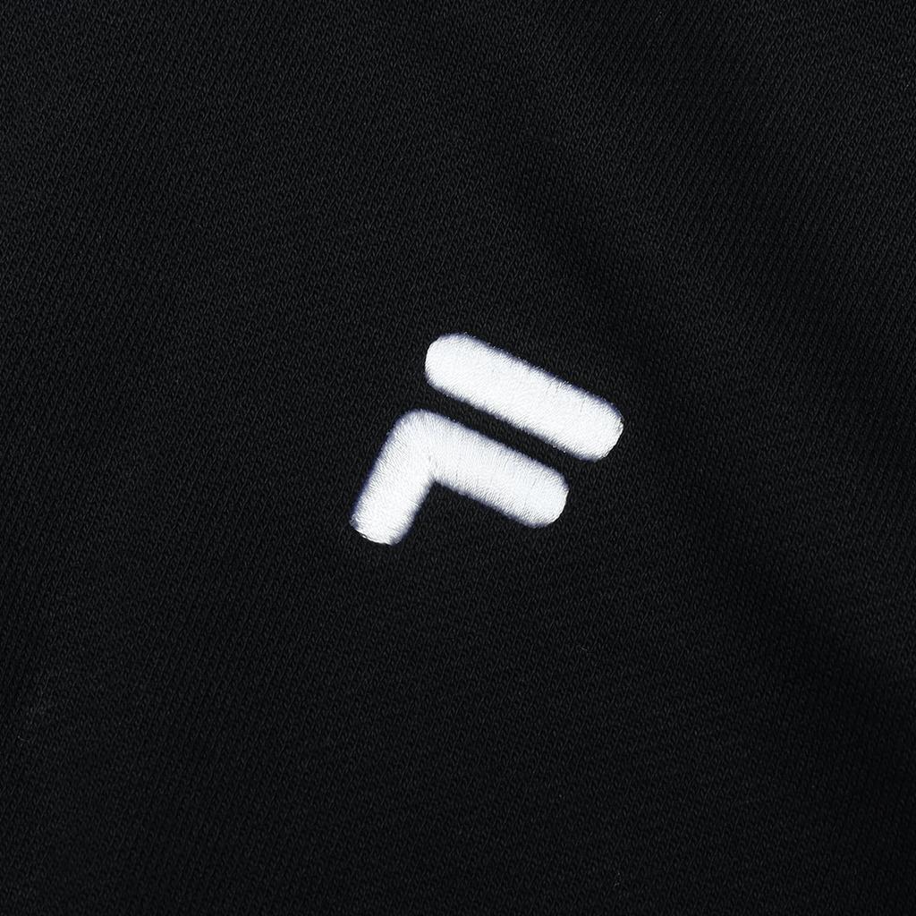 Fila Fusion Модная Универсальная Спортивная Толстовка с Буквами и Цветочными Блоками Женская Толстовка Глубокий Черный T11W346204ABK