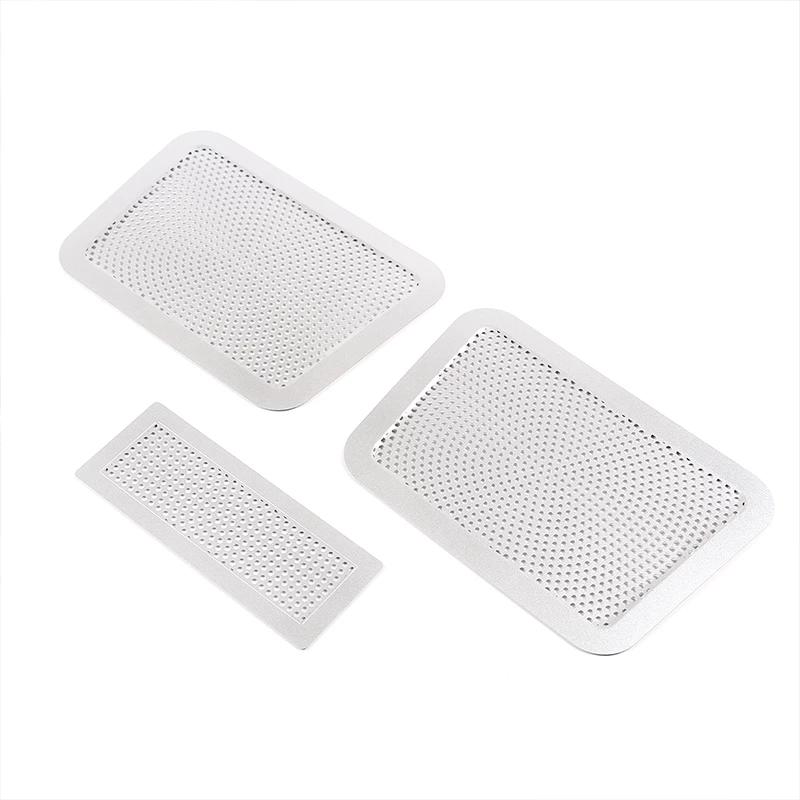 3 шт./компл., крышка из нержавеющей стали под сиденьем, вентиляционное отверстие, пылезащитная сетка, подходит для Land Rover Defender 90 110