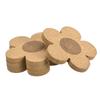 Uxcell Set of 4 Cork 10mm Cork Perfect for and Bars Flower-Shaped Coasters, 10cm/3.9" Diameter, Thick, Absorbent, Heat-Resistant Trivets, Kitchens,