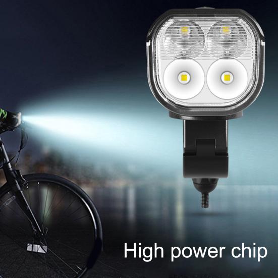 Велосипедный передний фонарь Супер яркий USB перезаряжаемый Быстросъемный Индикатор заряда Высокий децибел