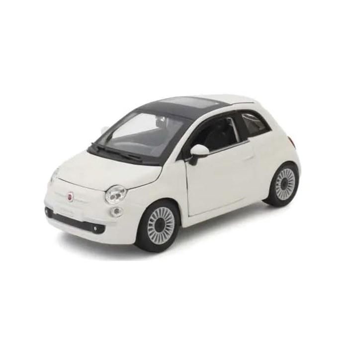 Kyosho Burago Fiat 500 2007 1/24 Белый BUR22106W1