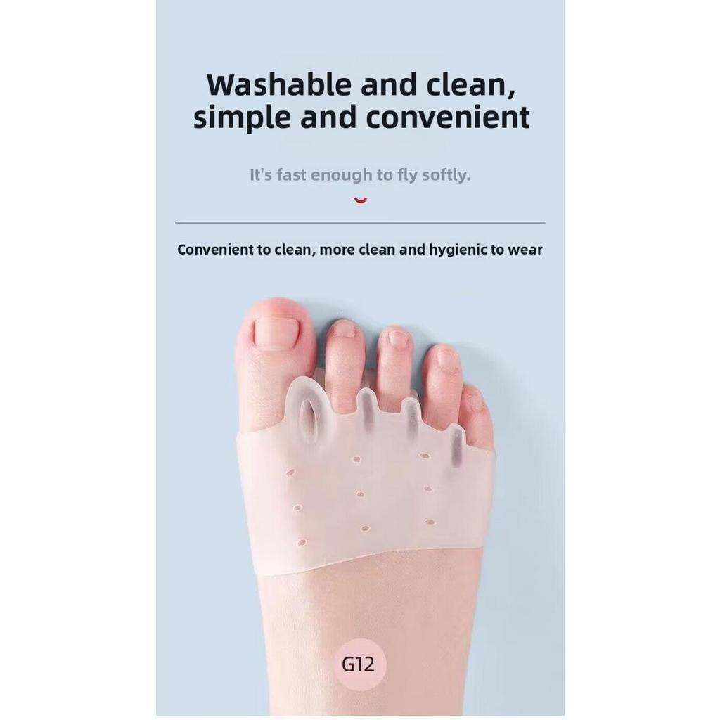 Gel Toe Separators 2 Pack with Bunion Splint - Comfortable Toe Alignment Tool for Physical Training