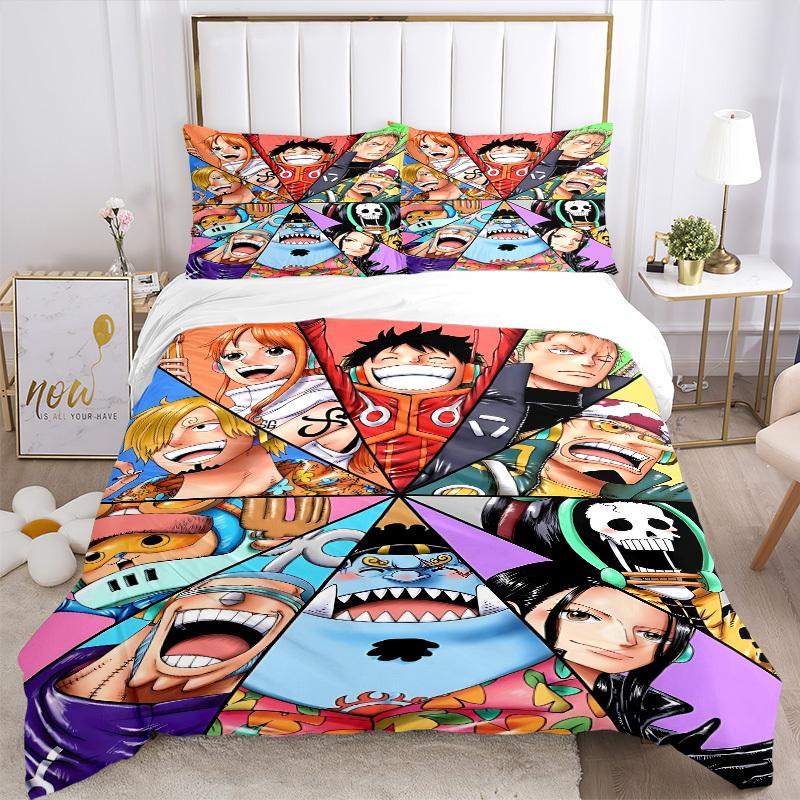 3pcs One Piece Bedding Set. Soft and Comfortable with No Core Included (1x Duvet Cover + 2x Pillow Covers) yy251009183