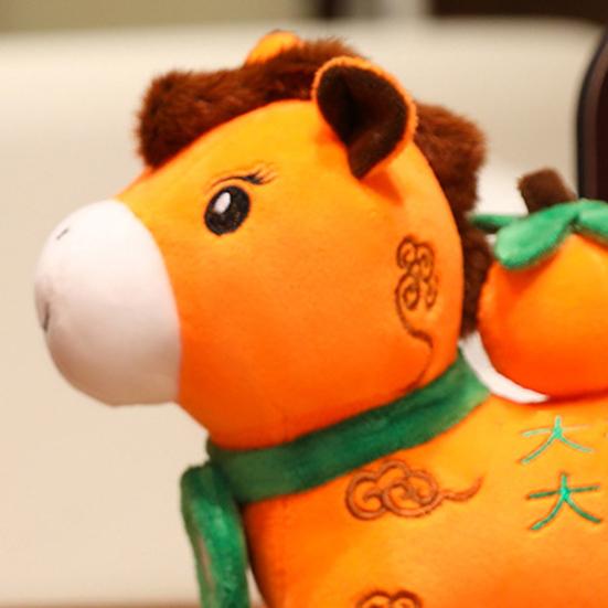 2026 год Лошади Фигурка Украшение Символ Удачи Новогодняя Кукла Китайский Зодиак Лошадь Орнамент Праздничный Декор