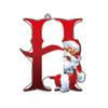 Рождественские украшения, персонализированные 26 букв имени слова елочные подвесные украшения Санта монограмма алфавит акриловый кулон для сумки елка декор