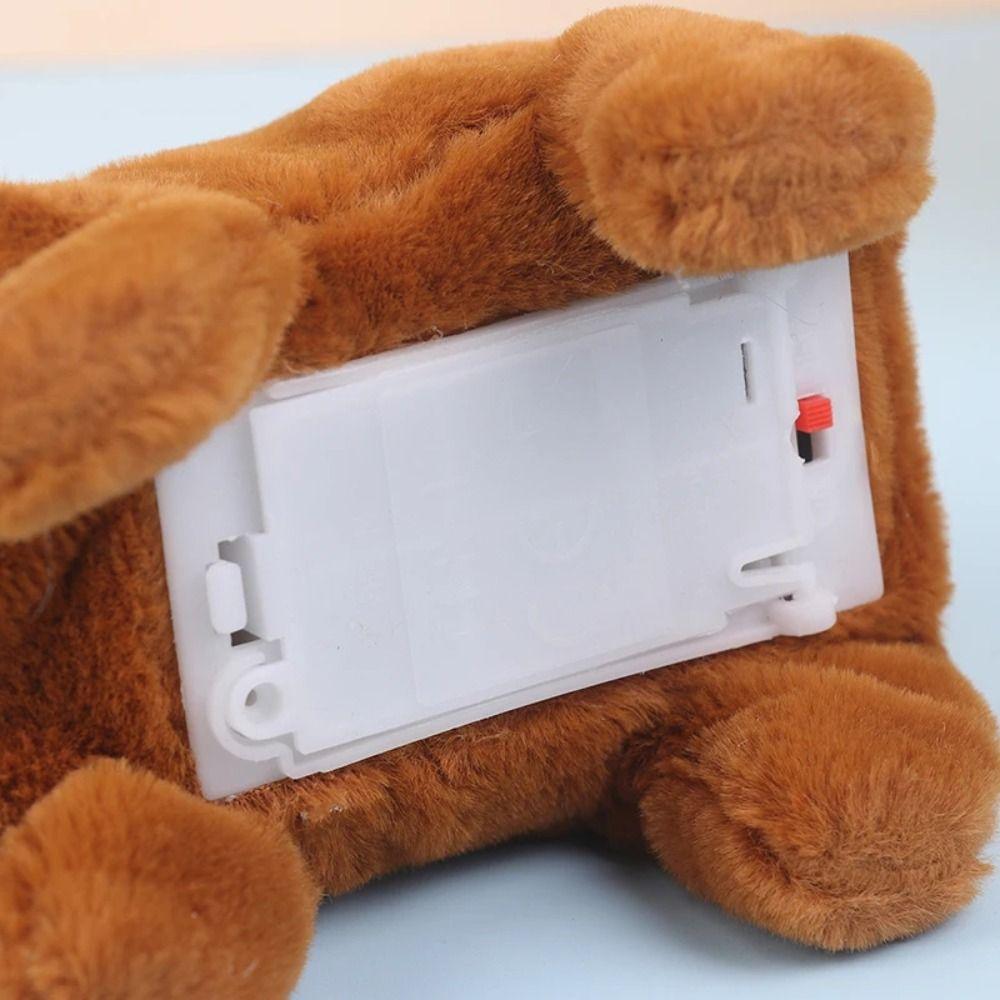 Can Walking Electronic Plush Capybara Toy Walk Squeak Capybara Action Figure  Kids Girl Boy