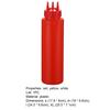 Refillable Squeeze Bottle Food Grade 3 Hole Large Capacity Condiment Bottles for Kitchen