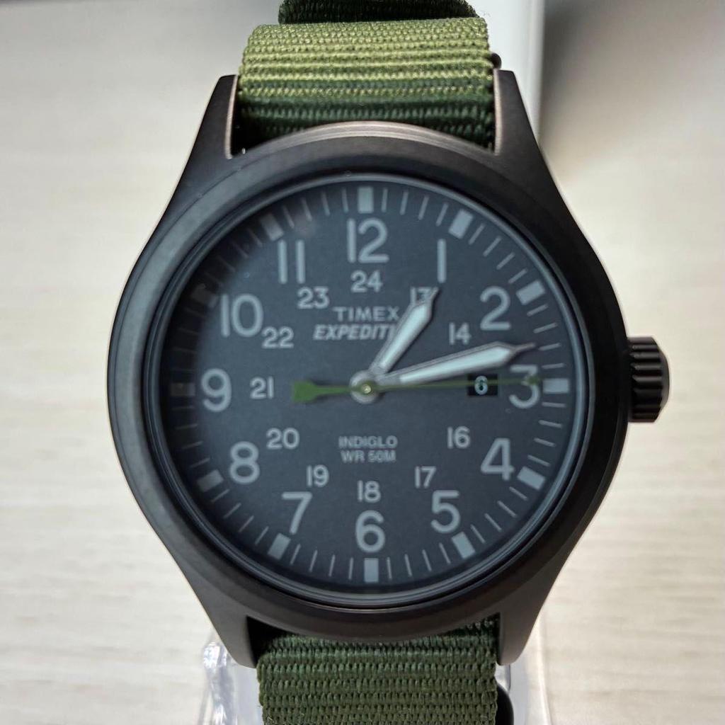 Б/у Мужские часы Timex Expedition Scout Мужские Зеленые TW4B047009J Новые Неиспользованные