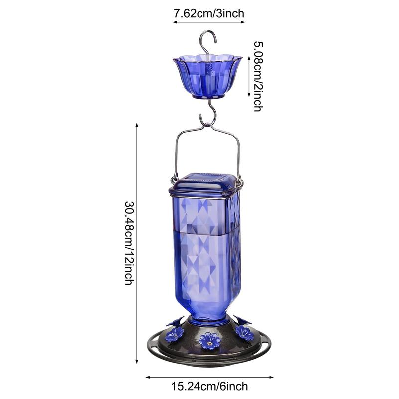 Outdoor Garden Hummingbird Feeders Leak-Proof Gasket and Wide Mouth Design Feeders for Friend Family Neighbors Gift