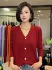Women's Ice Silk Knit Cardigan - Short Style for Spring & Summer
