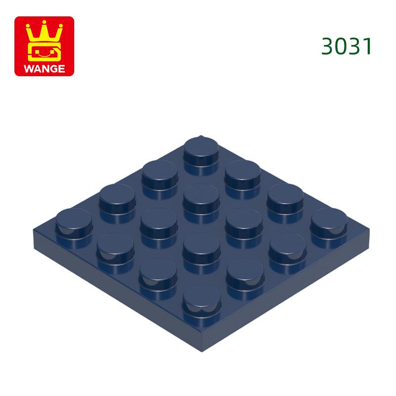Нетоксичные 44 шт./лот 3031 4x4 Строительные блоки Аксессуары Moc Совместимые с Кирпичами DIY Образовательные Игрушки Для Детей Подарочная Коробка