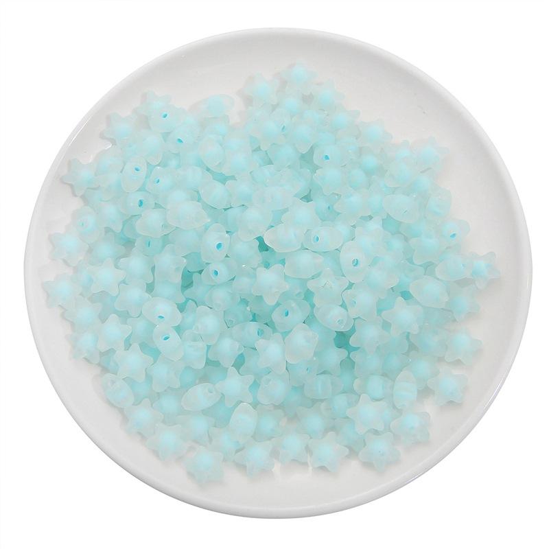 Творческие 80 шт конфетного цвета DIY поделки горячая распродажа для изготовления ювелирных изделий в форме звезды 11 мм разделитель популярные свободные бусины акриловая фурнитура