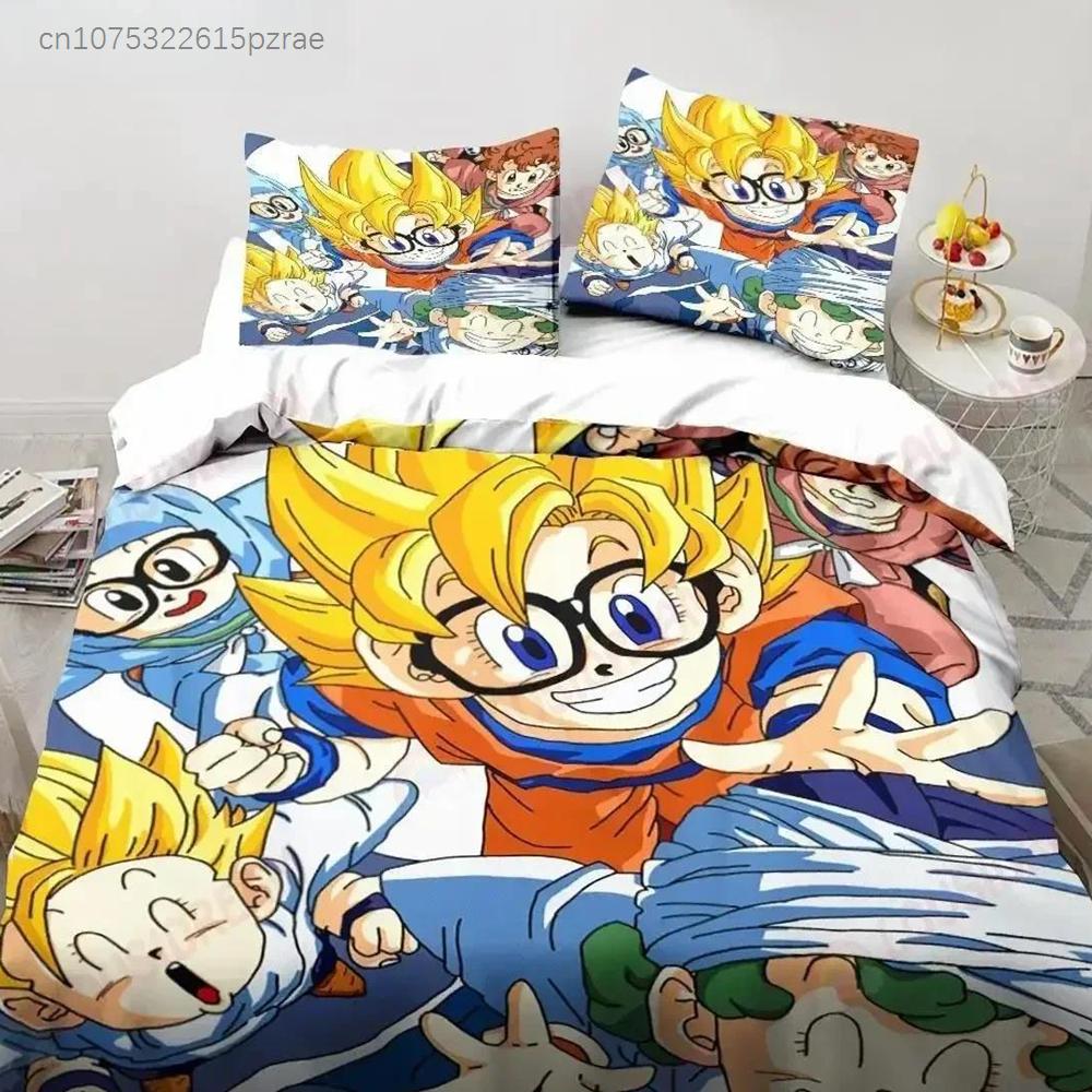 Мультяшный DR S-Slump Арале Аниме Комплект постельного белья Печатный комплект постельного белья с наволочкой Пододеяльник Мягкое постельное белье размера Queen King для дома