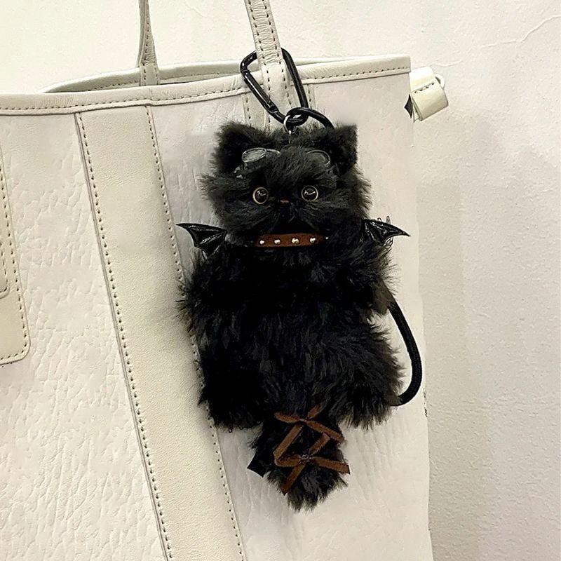 Милый плюшевый котенок кулон ручной работы Diy материал упаковка для девочек детские игрушки милый подвесной подарок