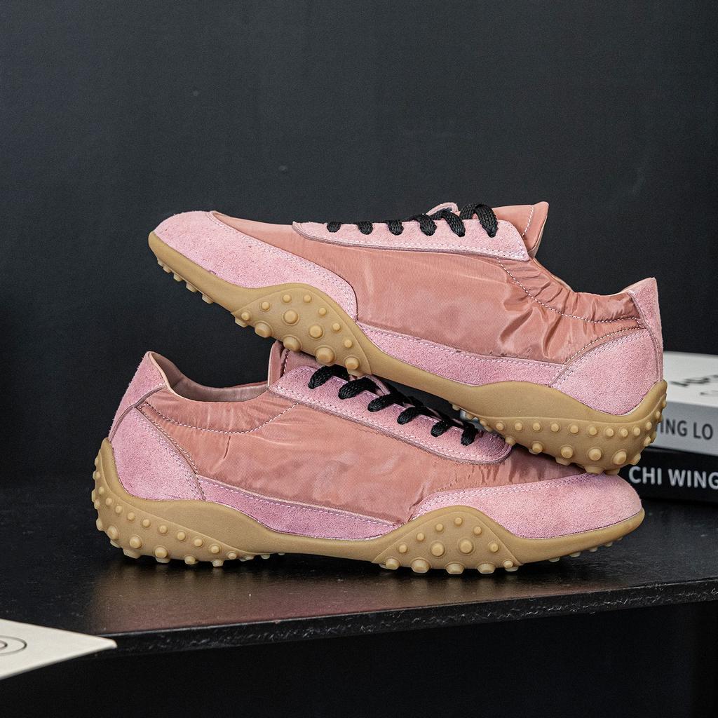 Go To the Wild Plan Retro Lace-up German Training Shoes 2025 Spring New Versatile Comfortable Casual Board Shoes Forrest Gump Shoes Women