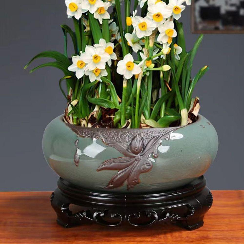 Round Flowerpot Tray Thickened Flowerpot Mat Durable Flowerpot Base Plant Pots