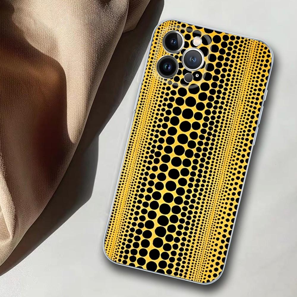 Yayoi Kusama art Phone Case For iPhone 14 11 12 13 Mini Pro XS Max Cover 6 7 8 Plus X XR SE 2020 Funda Shell